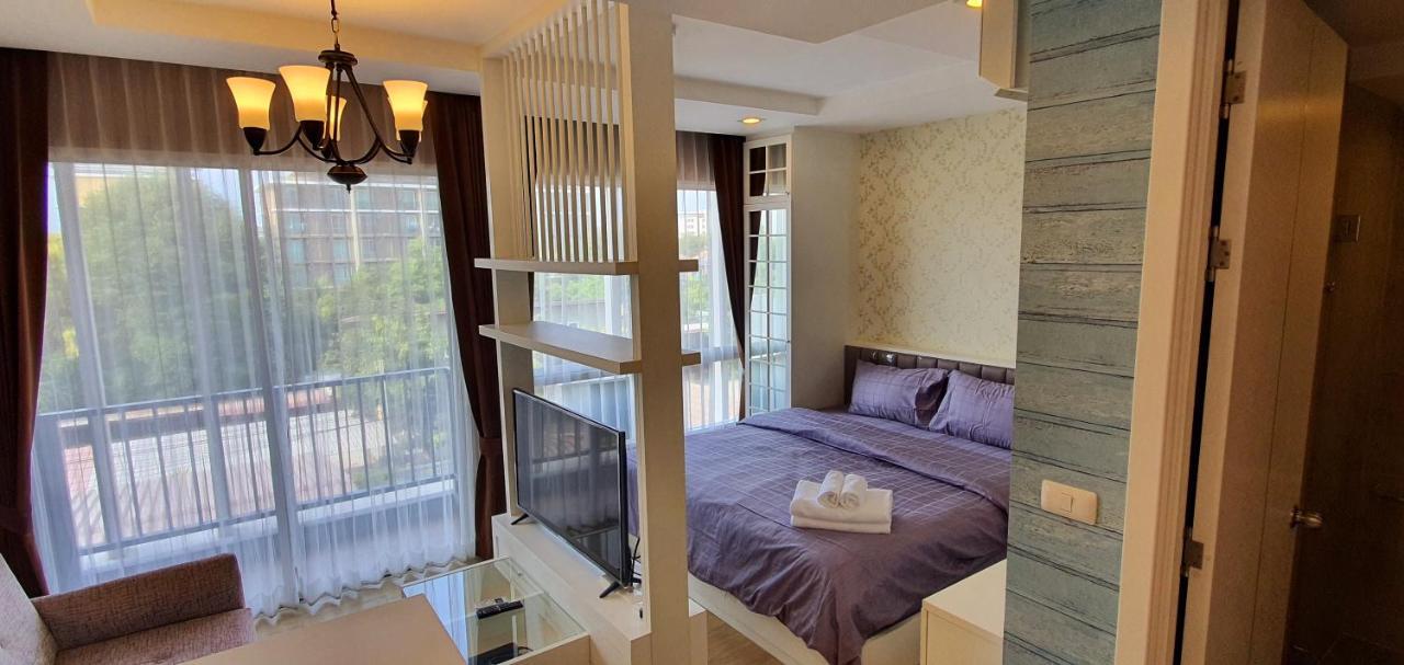 Cozy Near Beach 200M With Toproof Pool At Patio Bangsaen Buitenkant foto